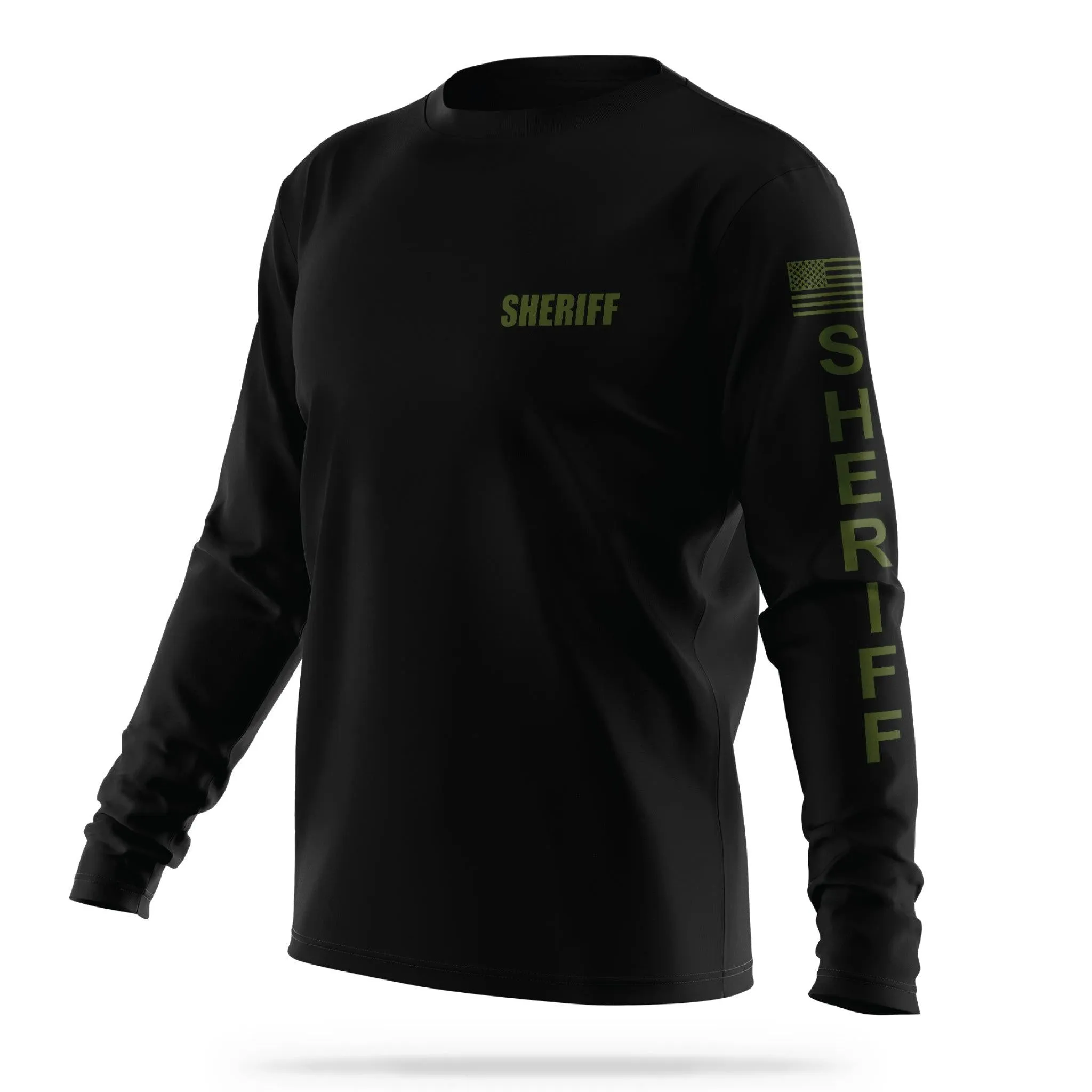 [SHERIFF] Men's Utility Long Sleeve [BLK/GRN]