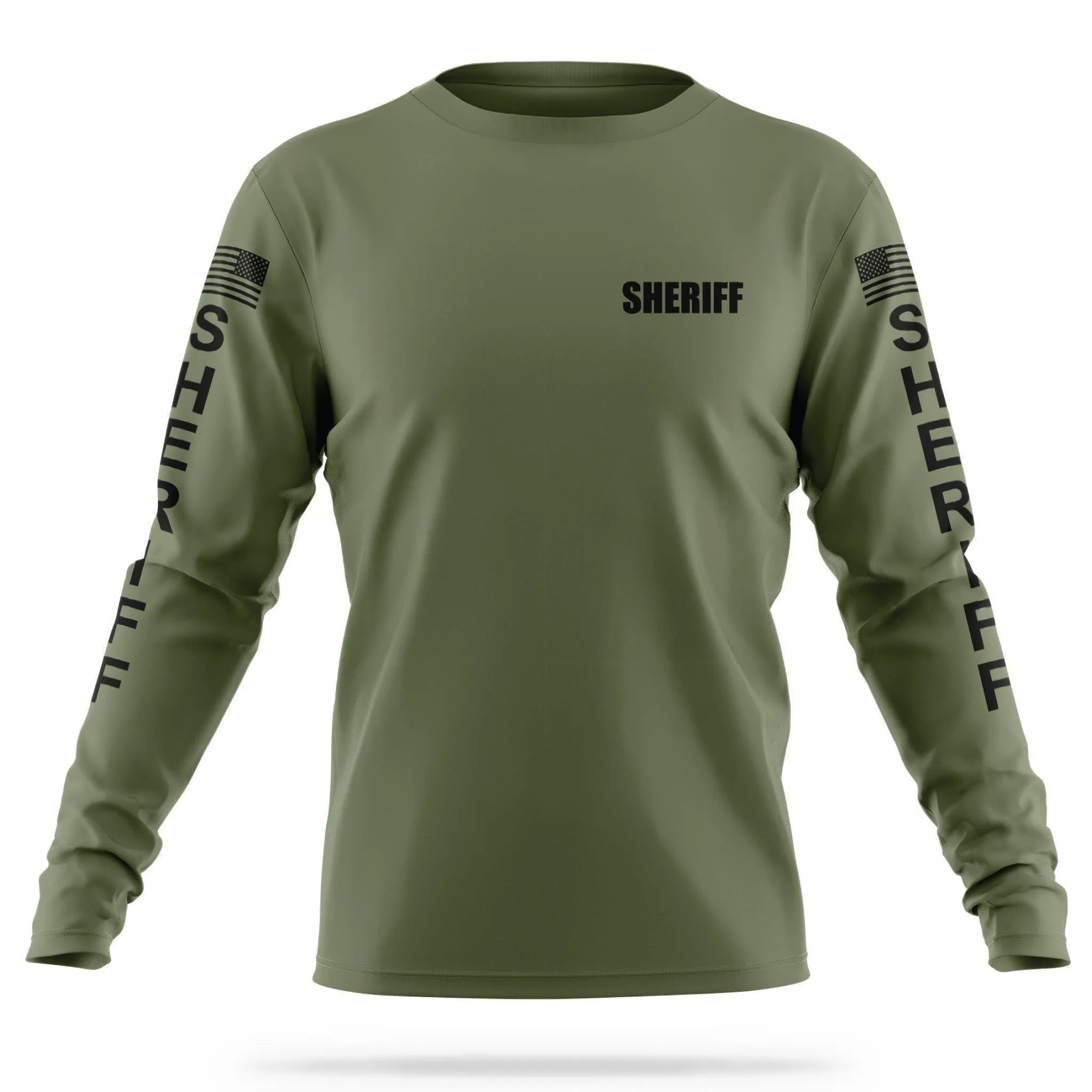 [SHERIFF] Men's Utility Long Sleeve [GRN/BLK]