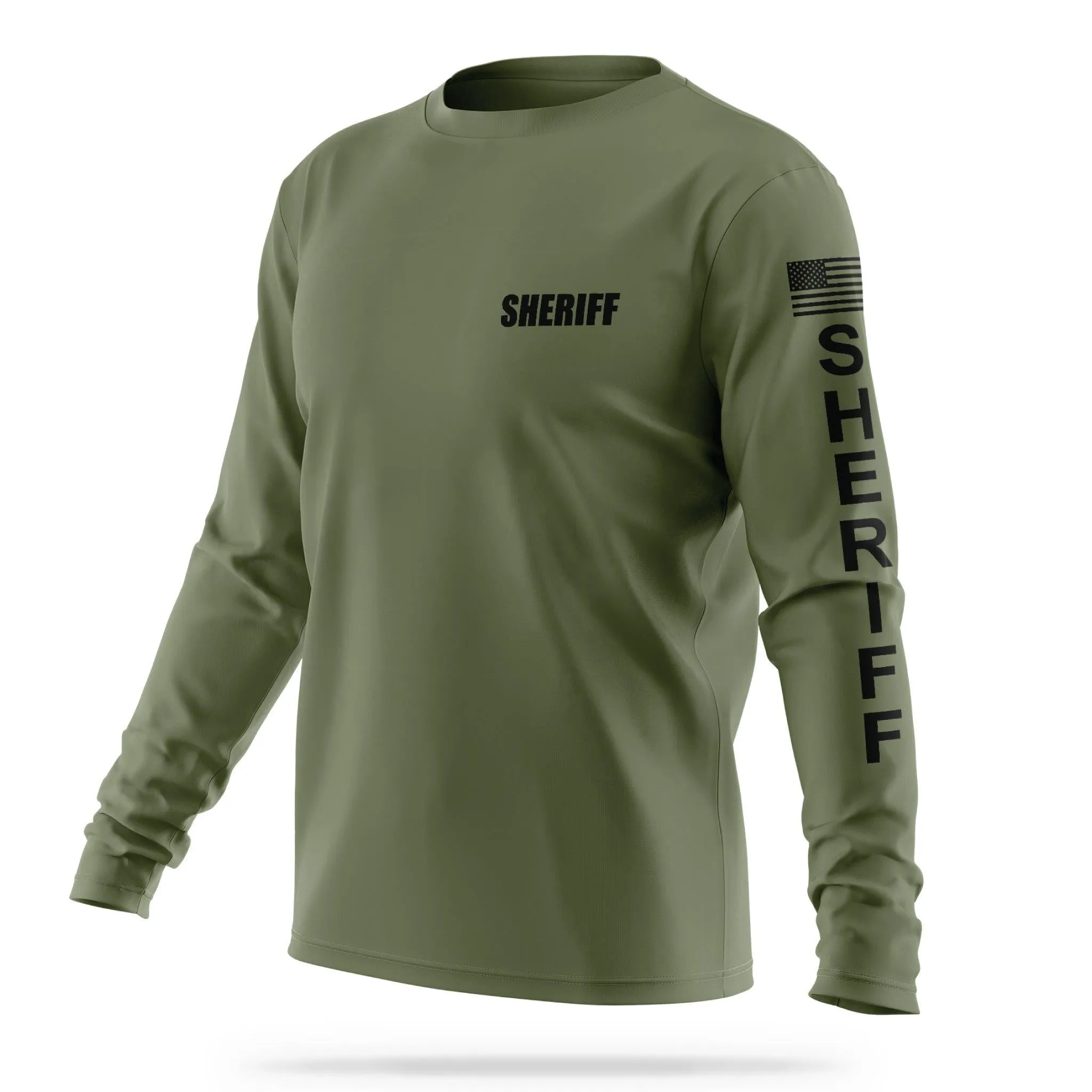 [SHERIFF] Men's Utility Long Sleeve [GRN/BLK]