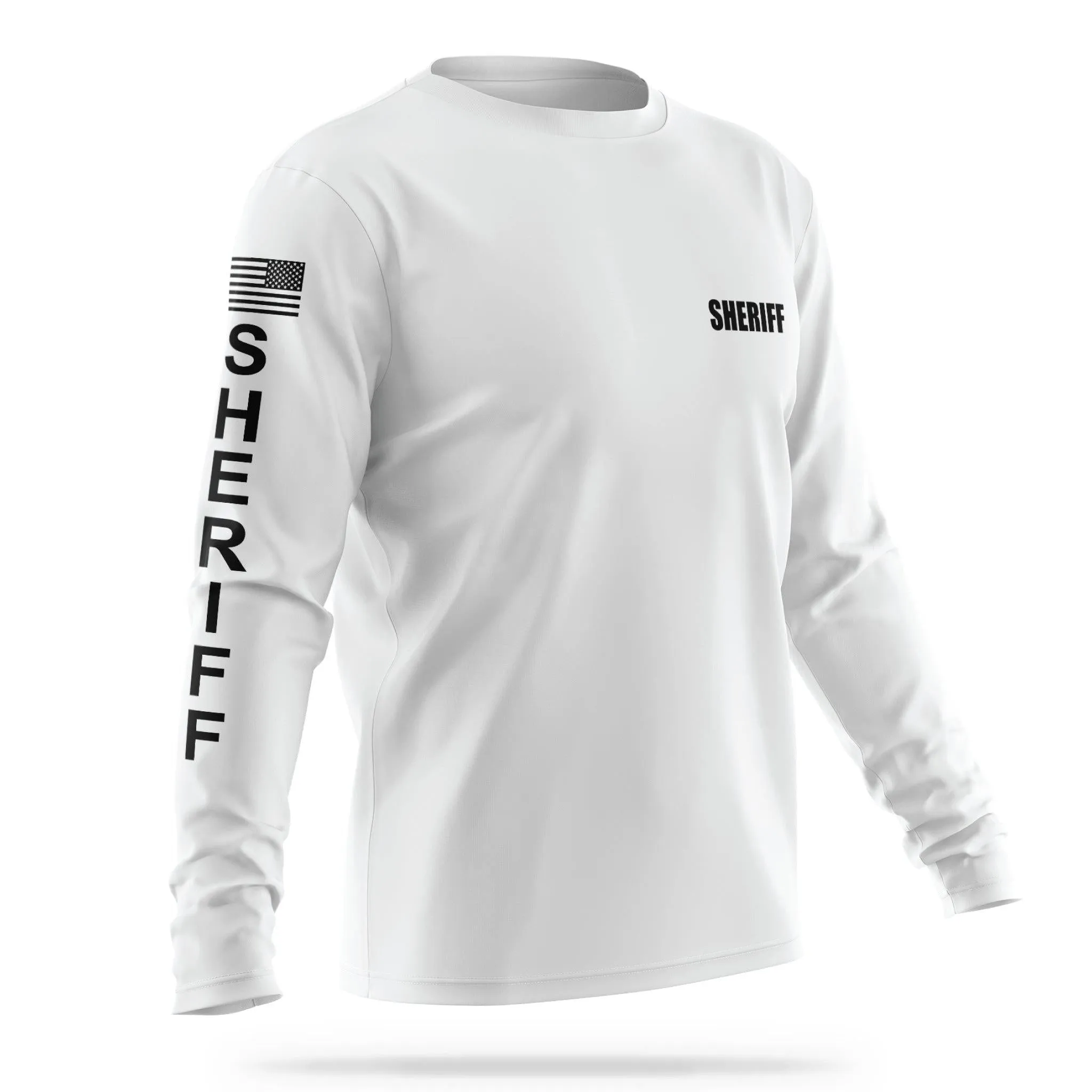 [SHERIFF] Men's Utility Long Sleeve [WHT/BLK]