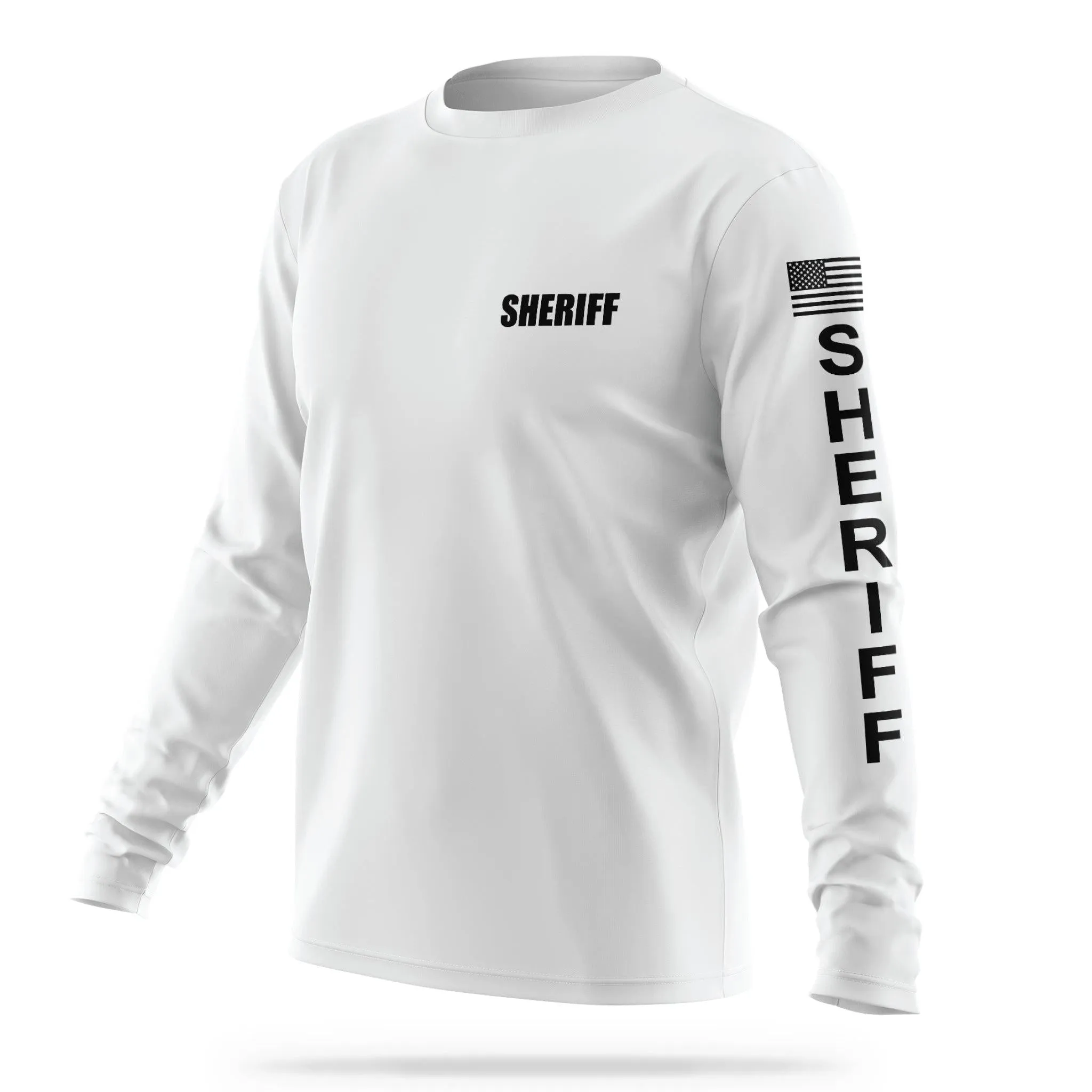 [SHERIFF] Men's Utility Long Sleeve [WHT/BLK]