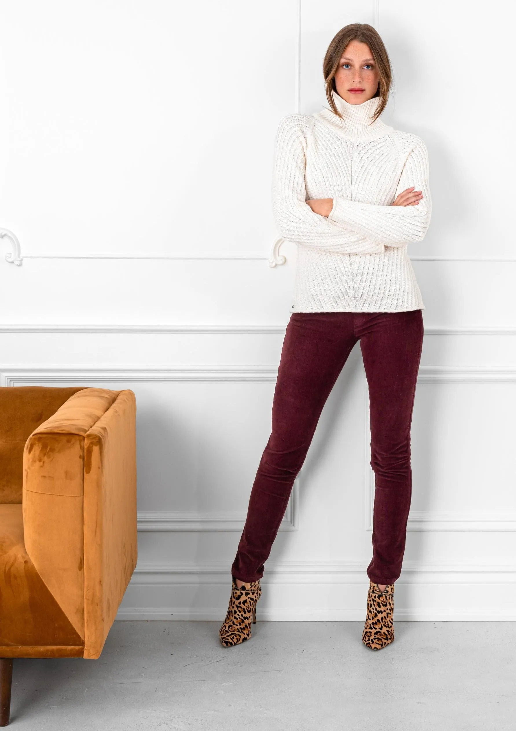 Skinny Leg Pants Style 925644 Charlene Corduroy