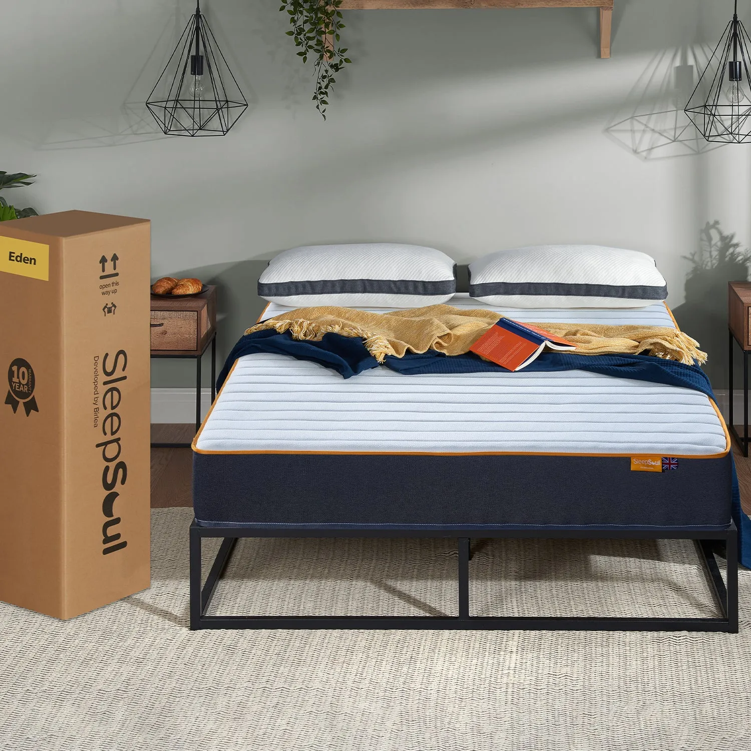 SleepSoul Eden 600 Pocket Mattress 200X200