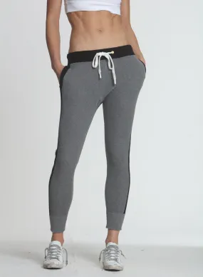 Slim Waffle Jogger - Grey