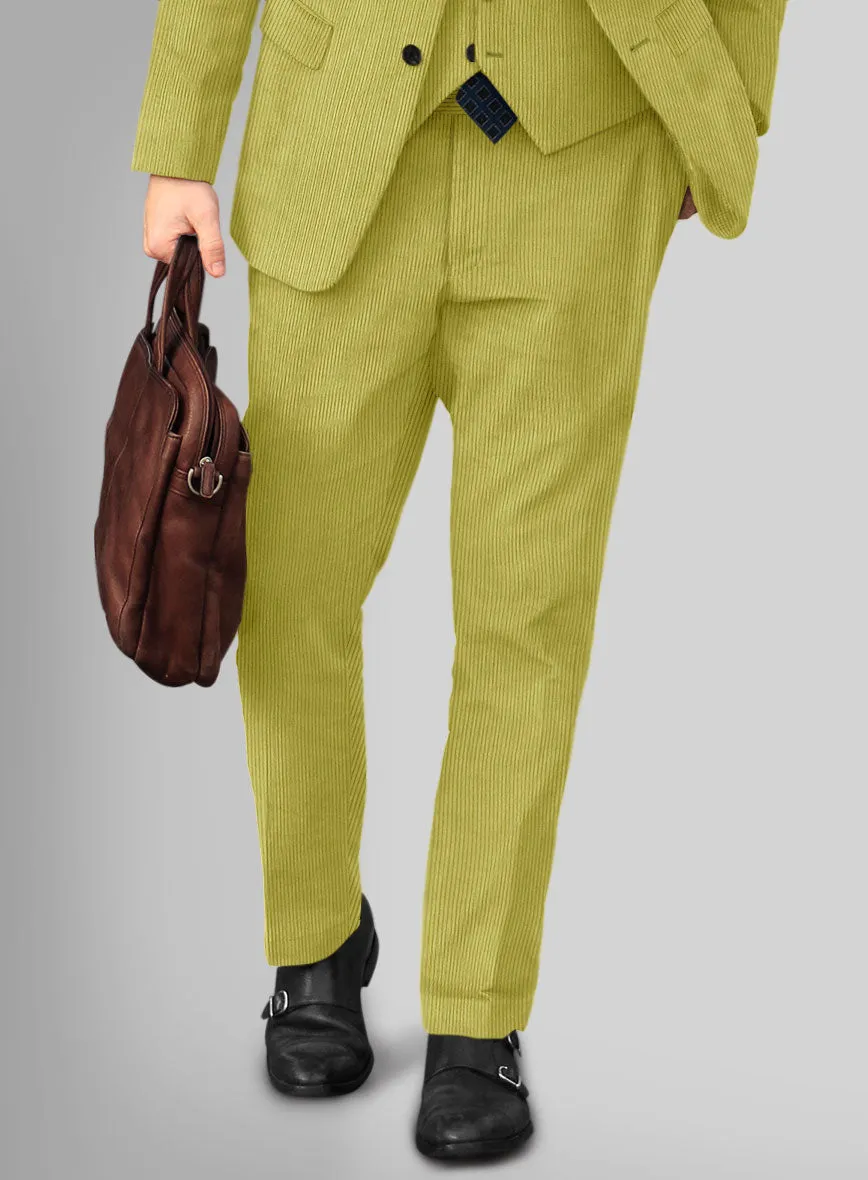 Solbiati Lime Green Corduroy Pants