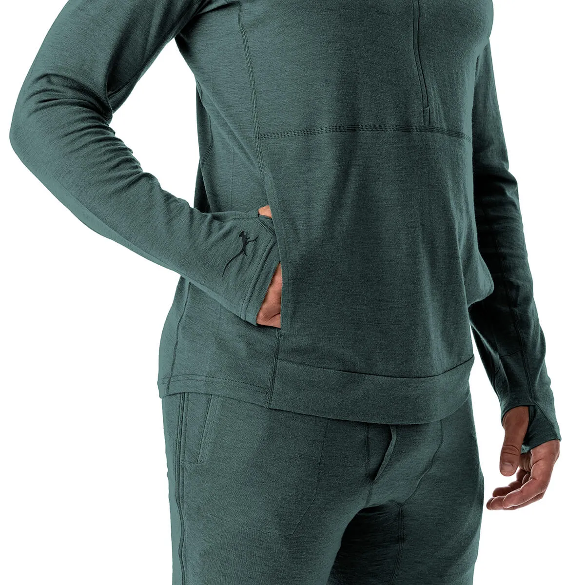 Strata Merino Quarter Zip Thermal Top