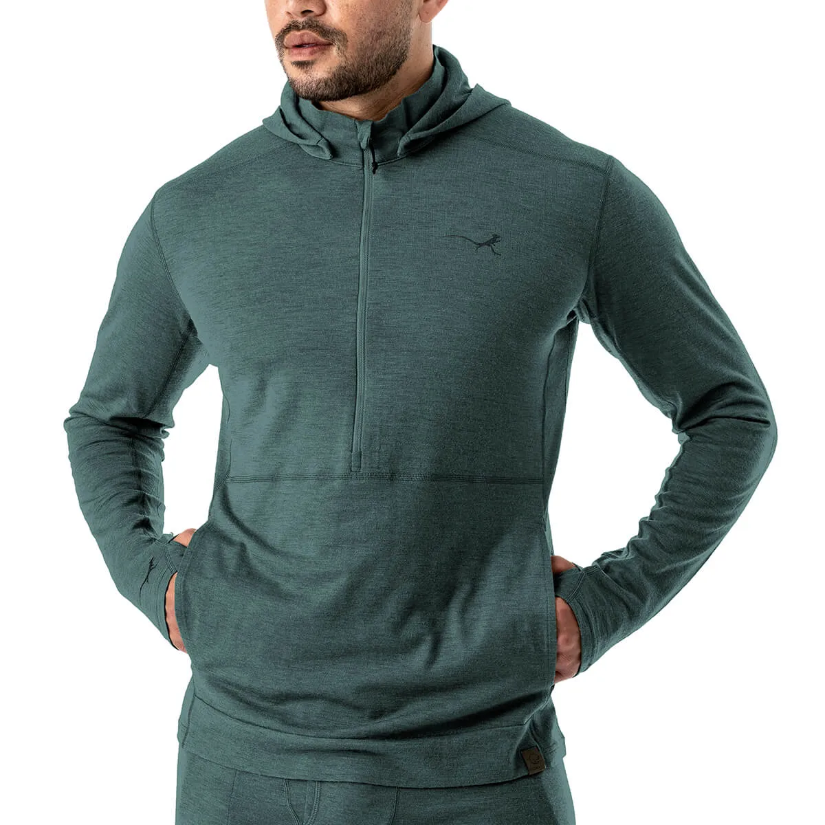 Strata Merino Quarter Zip Thermal Top