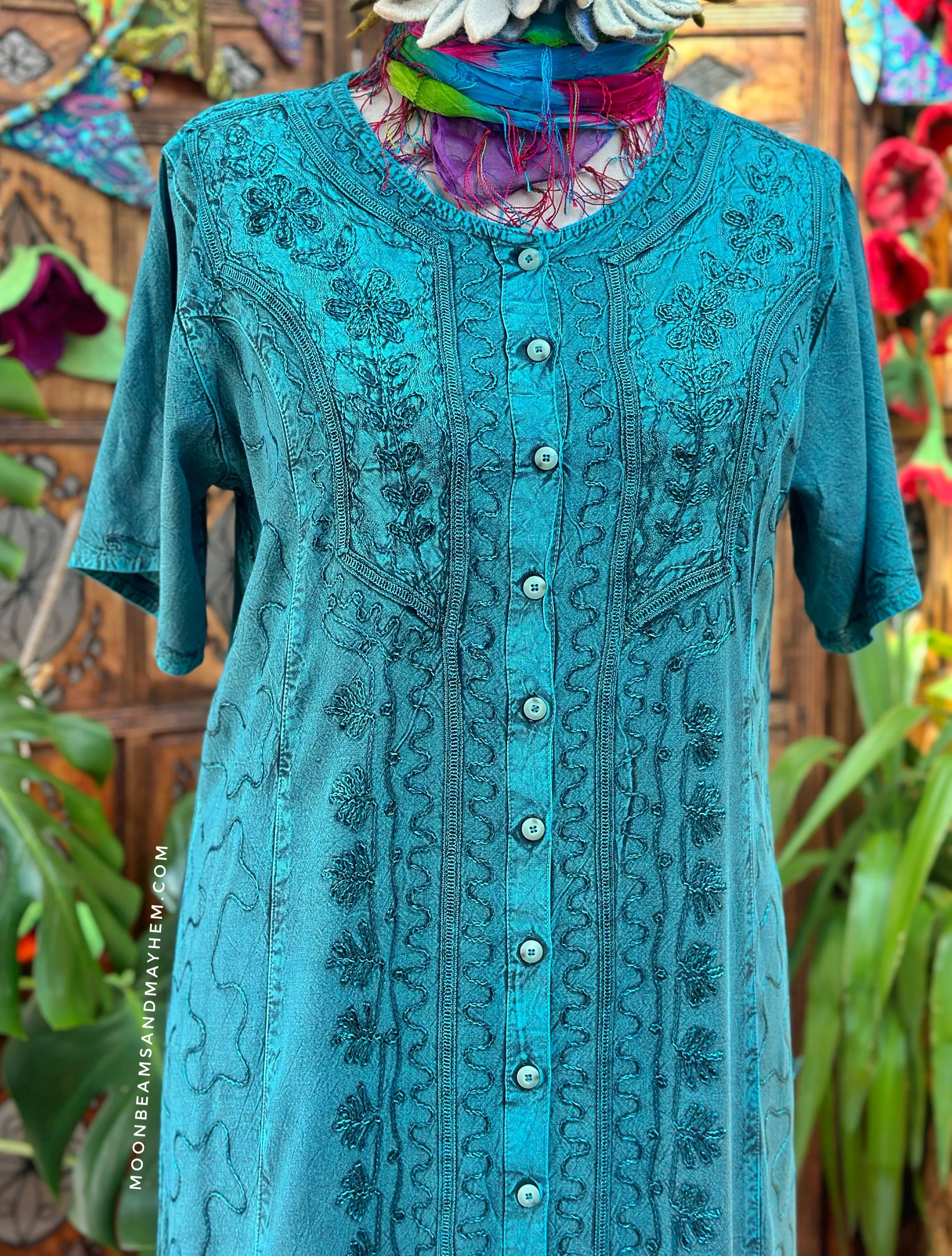 TEAL JULIETTE DRESS L/XL