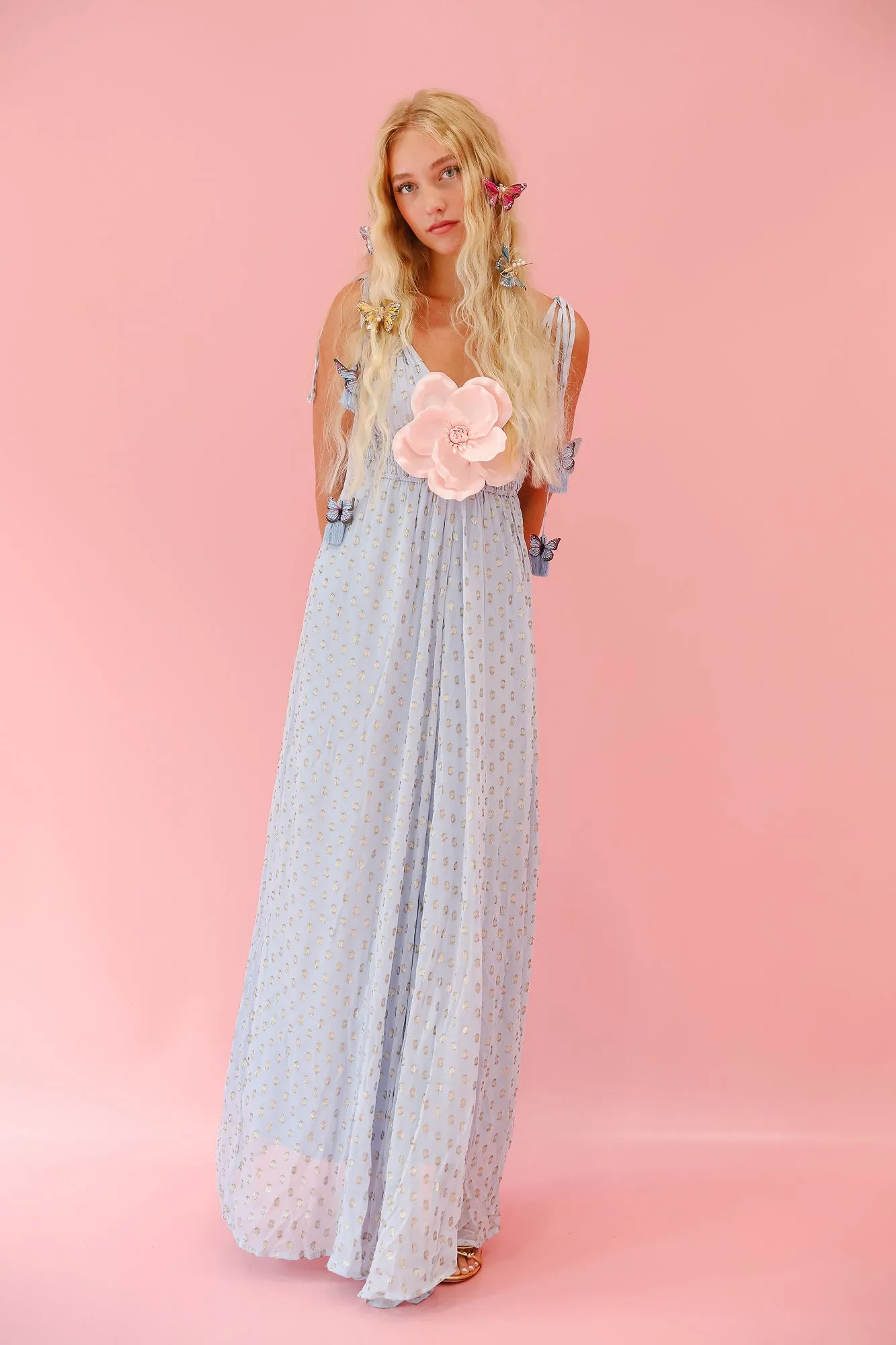 THE TEA PARTY BLUE MAXI