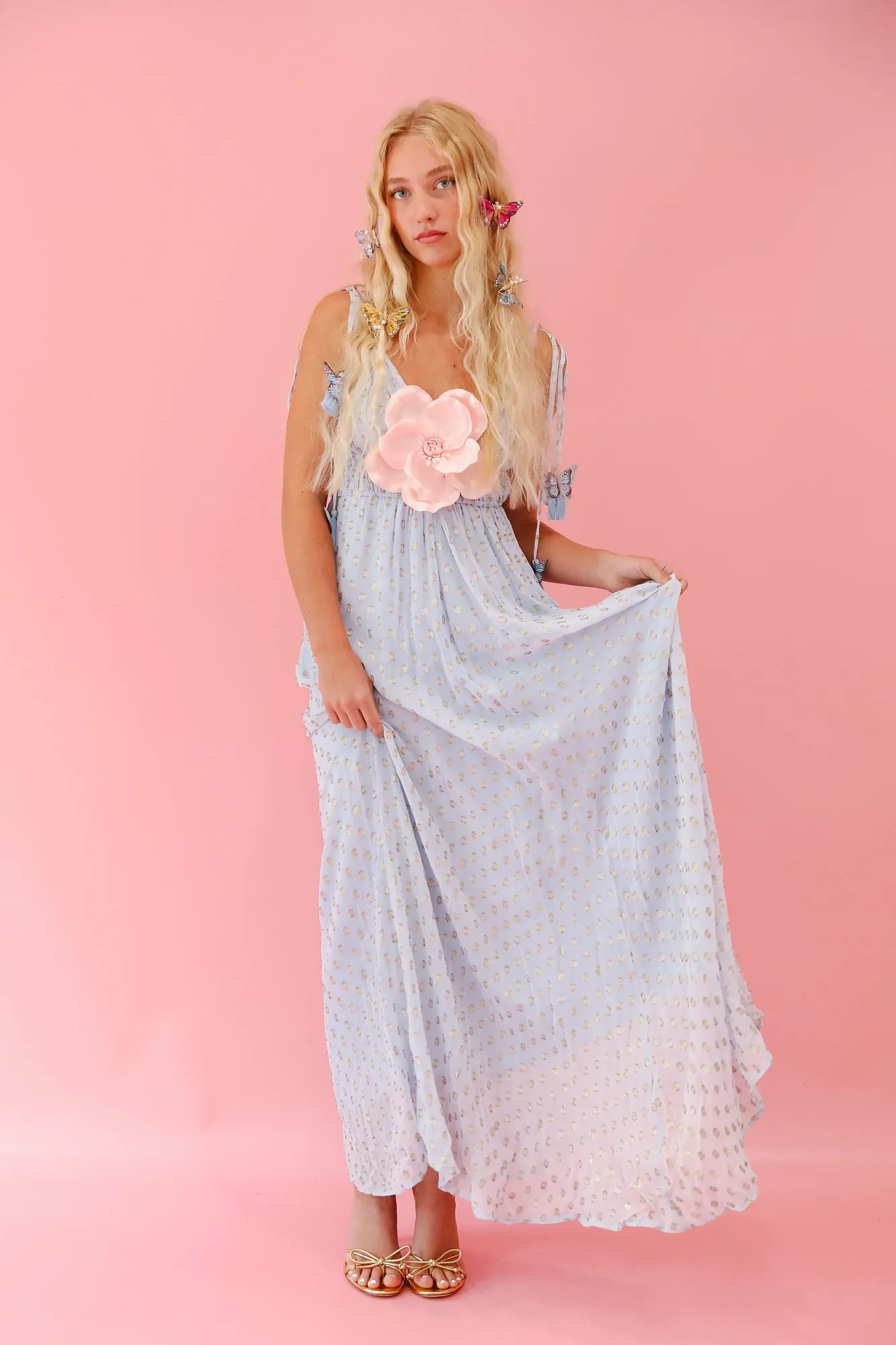 THE TEA PARTY BLUE MAXI