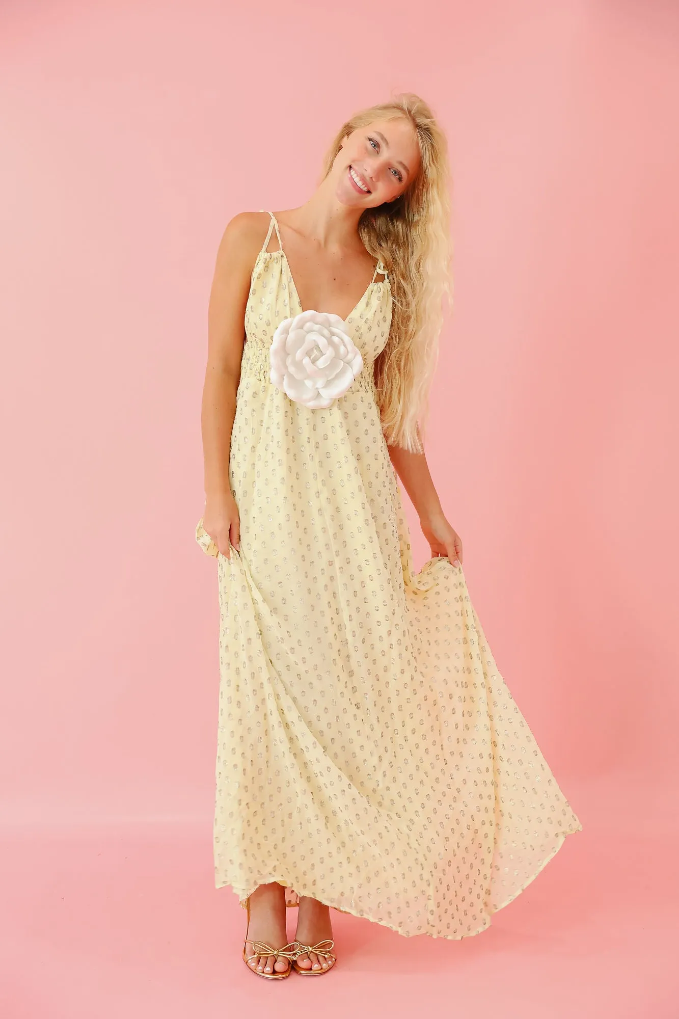 THE TEA PARTY YELLOW MAXI