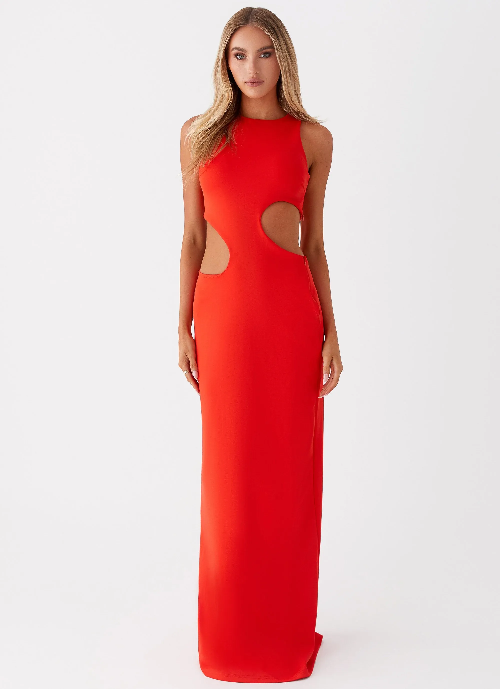 Vaeloria Maxi Dress - Red