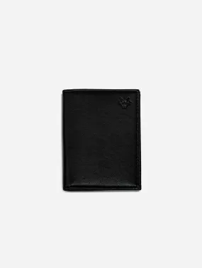 Vegan Leather RFID Protective Bifold Card Holder | Black