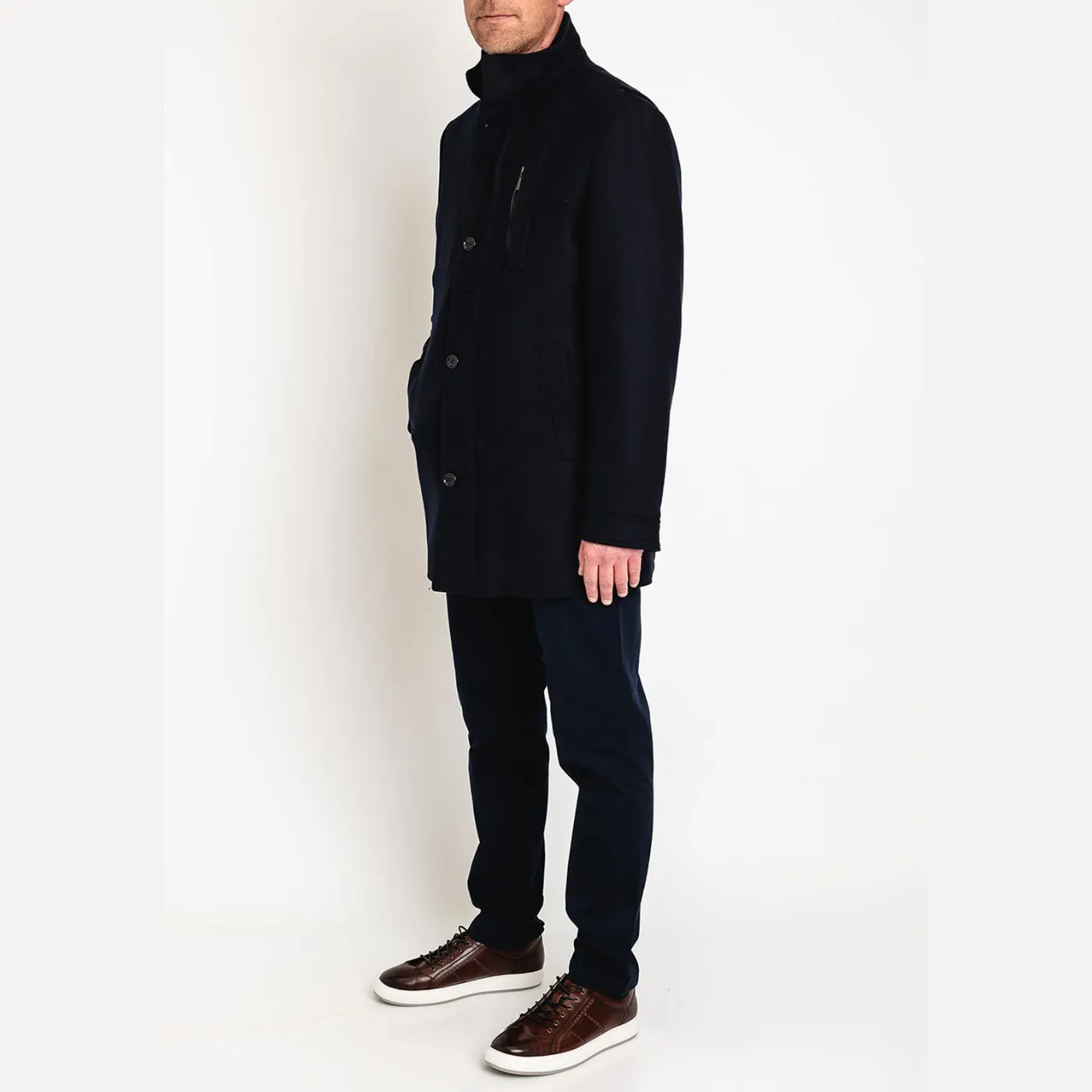 White Label "Mason" Wool Coat