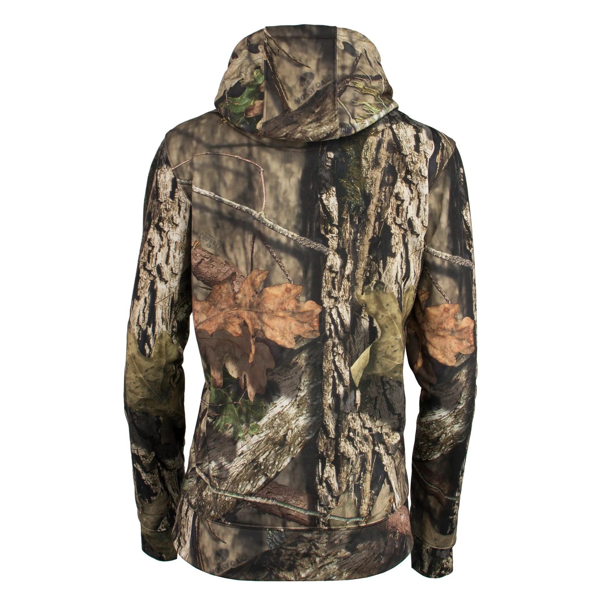 Women Zipper Front Mossy Oak® Camouflage Hoodie