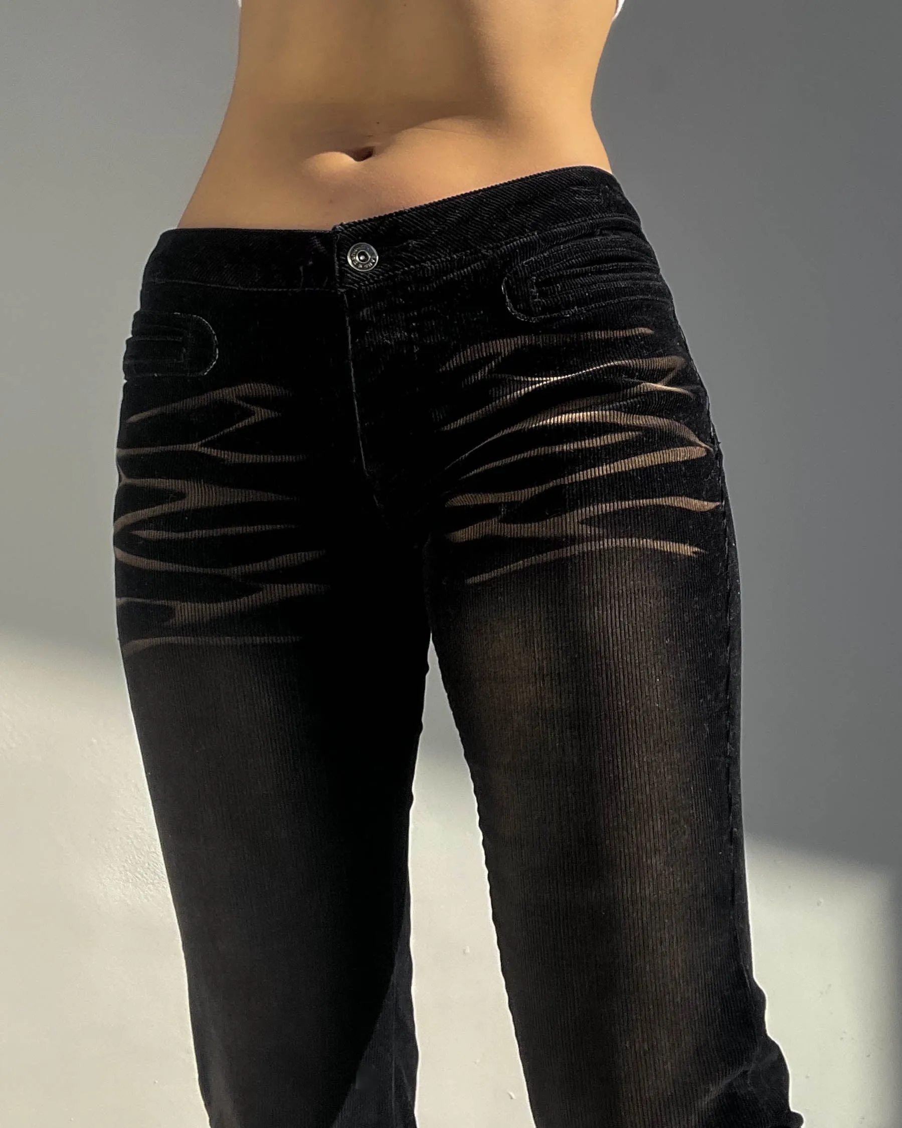 Zana Di Y2k Corduroy Flares