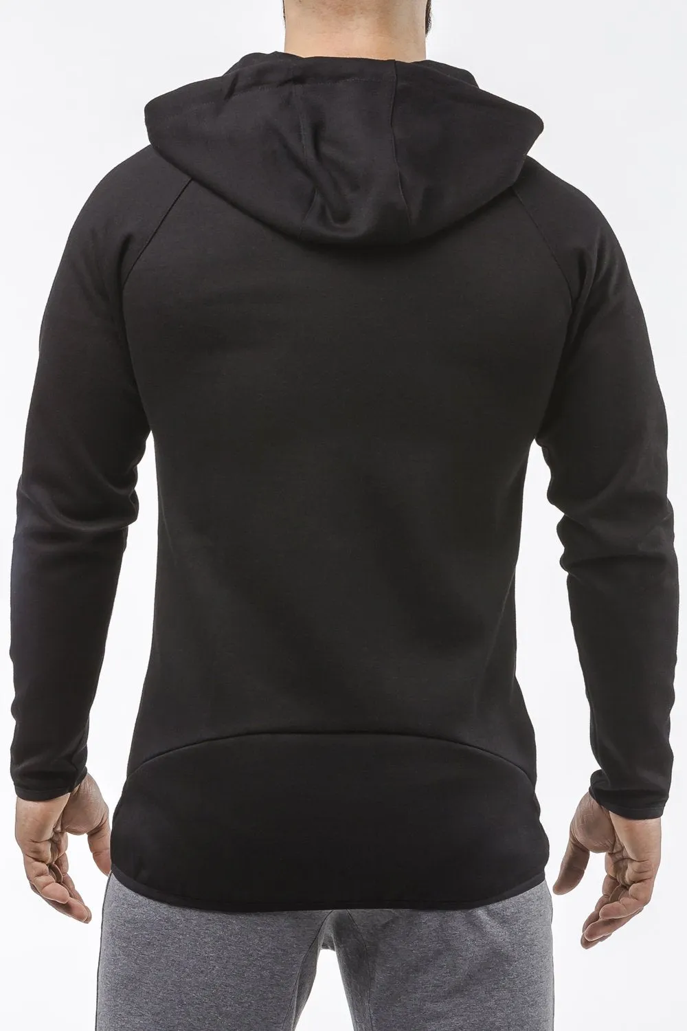 Zip Up Hoodie - Scoop Bottom