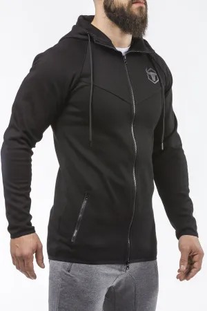 Zip Up Hoodie - Scoop Bottom